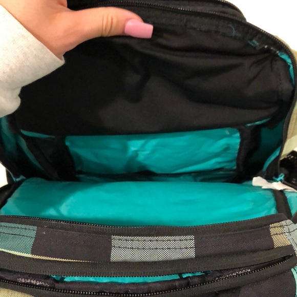 Plaid school/travel backpack - Picture 3 of 5